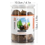 Mizzuco Black Garlic, 325G Organic WHOLE Black Garlic Natural Fermented for 90 days Healthy Snack Ready to Eat or Sauce